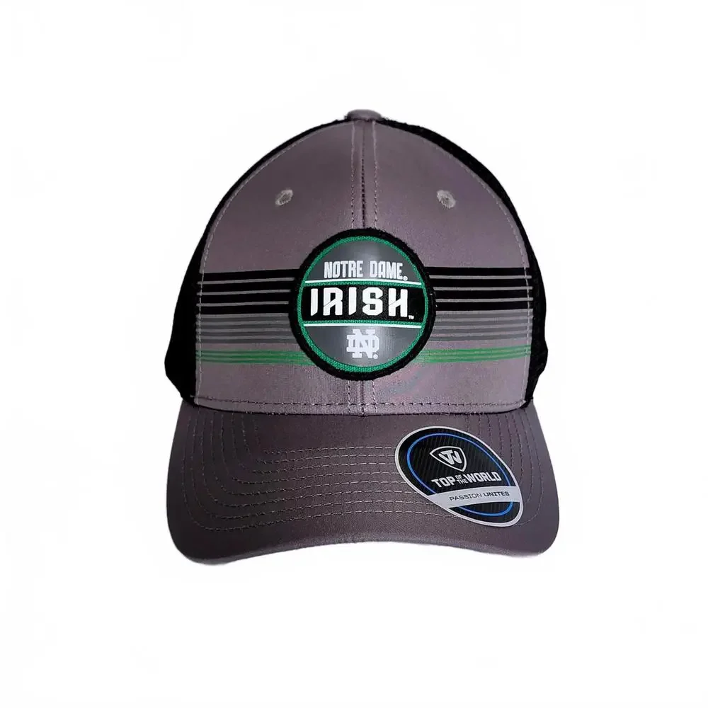 NEW Notre Dame Fighting Irish Top of the World Trucker Hat Baseball Cap Snapback
